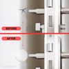 Silicone Wall Protectors & Door Stoppers: 6-Pack Clear, Self-Adhesive Bumpers