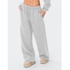 HeSaYep Women's Fleece Lined Sweatpants Wide Leg Baggy High Waisted