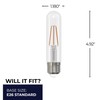 Bulbrite LED Filament T9 Bulb, 3000K, Dimmable, 5W, E26 Base,