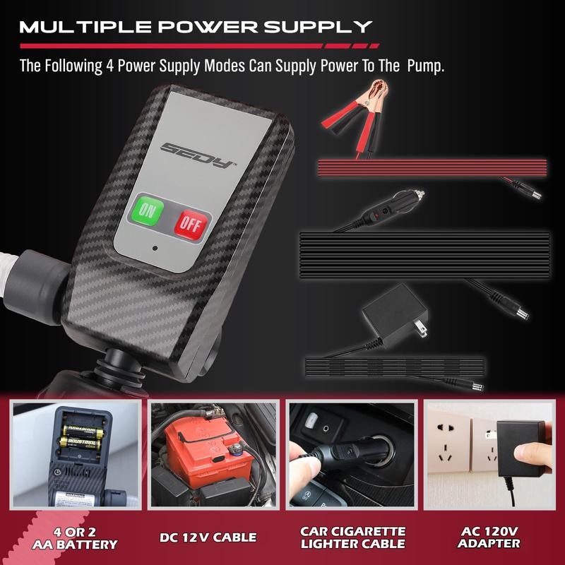 Fuel Transfer Pump Battery Powered - Auto-Stop Sensor, 51“ Hose