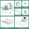 MOUKABAL Dish Drying Rack - Stainless Steel Dish Rack, Dish