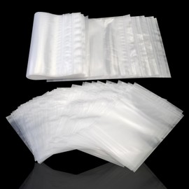 Ziplock Bags, Ziplock Bags 24 x 36 cm, Resealable Bags, Applicable Kitchen Storage, Storage of Office Supplies, etc., Pack of 55