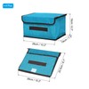 PATIKIL Fabric Collapsible Storage Bin 10.2 x 7.5 x 6.3