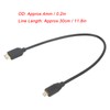Mini to Micro HD Multimedia Interface Connection Cable 8K At