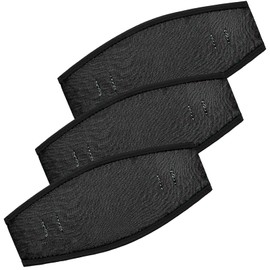 3pcs Diving Mask Strap Neoprene Mask Strap Diving Goggles Diving Mask Strap for Diving Snorkel Water Sports (Black)