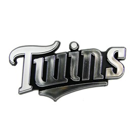 Fanmats 60225: Minnesota Twins Molded Chrome Plastic Emblem