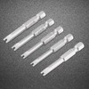 Fongmore 5 Pcs 1/4" Hex Shank Alloy Steel U Shape