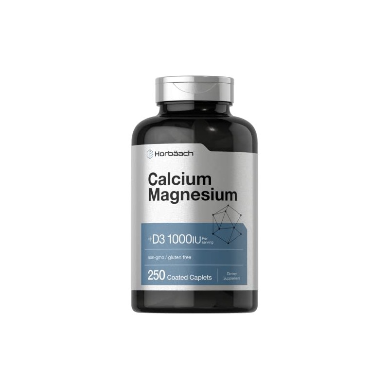 Horbach Suplemento D3 de calcio y magnesio 1000 UI D3