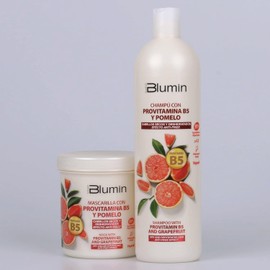 Blumin Kit - Shampoo 1000ml + Mask 700ml With Grapefruit and Pro-Vitamin B5 For Dry and Dehydrated Hair