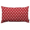 HOSNYE Stars Throw Pillow Cover USA Flag White Stars On