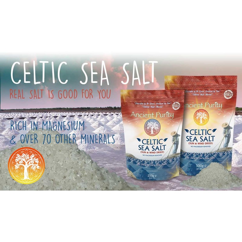 Celtic Sea Salt "Natural Real Grey Salt" 500g (Magnesium Rich)