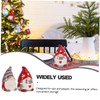 OHPHCALL 1Pair Gnome Shaped Cute Ceramic Seasoning Containers for Elegant