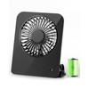 TriPole Desk Fan Small Portable Fan 2000 mAh Rechargeable Battery