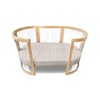 Babyhood Amani Bebe Jersey Cotton Oval Fitted Sheet, Reed