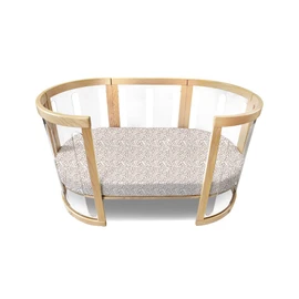 Babyhood Amani Bebe Jersey Cotton Oval Fitted Sheet, Reed