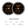 Luckyway 5 1/2 Inch Circular Saw Blade (10mm Arbor), with