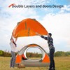 BISINNA 2/4 Person Camping Tent Lightweight Backpacking Tent Waterproof Windproof
