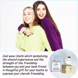 Gifts for Best Friend Friendship Bestie Birthday Gifts Bracelet for Her Women, Silver Wave CZ Bracelet Gift for Best Friend Graduation Motivational Mother's Day Christmas Stuffers Jewellery Gift