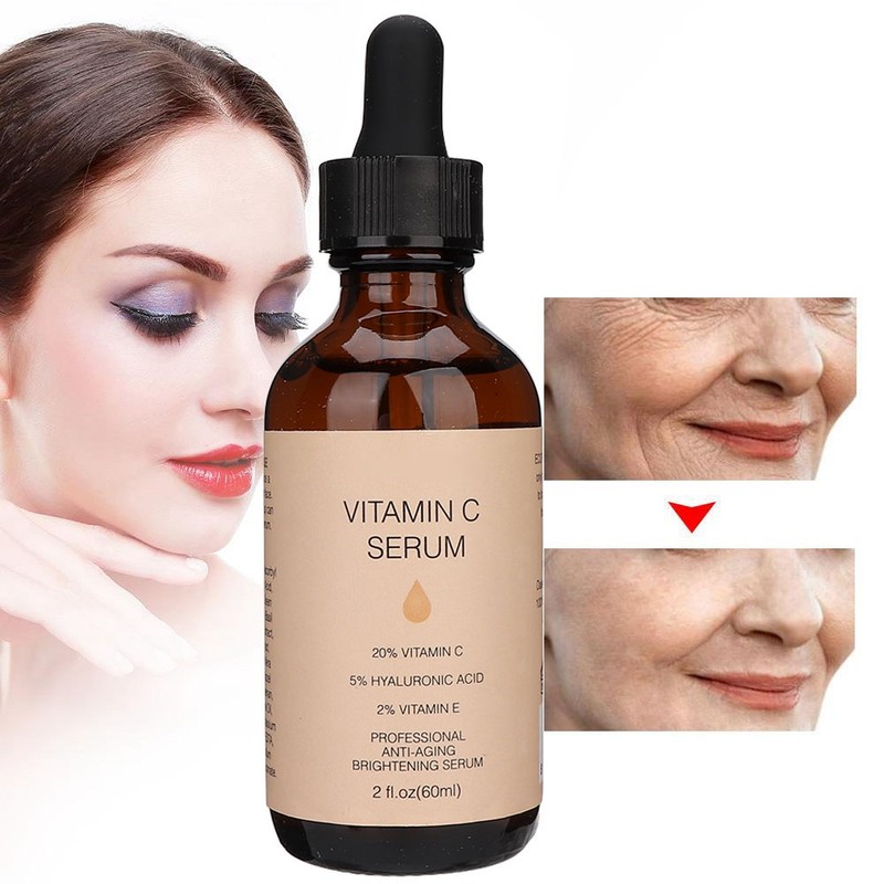 60ml Vitamin C Hyaluronic Acid Moisturizing Lifting Tightening Skin Care