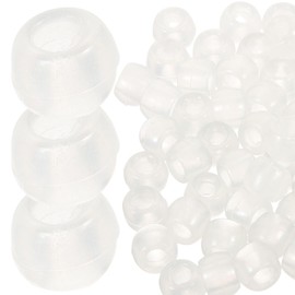 IMIKEYA Pack of 1000 UV Beads Colour Changing for Jewellery Making DIY Crafts Sun Beads Glow in the Dark 6 x 8 mm Jewellery Craft Beads for Threading - 7 Colours