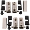 AERZETIX - C41059-2 pairs of hinged hinges for glass doors