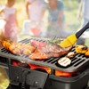 ORALNER Cast Iron Hibachi Grill, Portable Tabletop Grill with Double-Sided