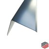 Aluminium angle 3-fold anthracite, 2000 mm aluminium angle, exterior decorative