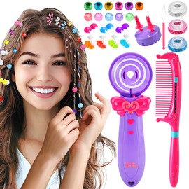OBEST Automatic Hair Braider Hair Clips Set, Magic Hair Braid and Glitter Hair Accessories Set for Girls, Hair Accessories, Girls Hair Braiding Machine, Electric Hair Braider for Children