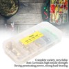 Fishing Accessories Kit Fish Gears with Threaded Bullet Weights Crank