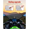 Windshield for Ninja 500 2024 2025, 18.4" Clear Motorcycle Windscreen