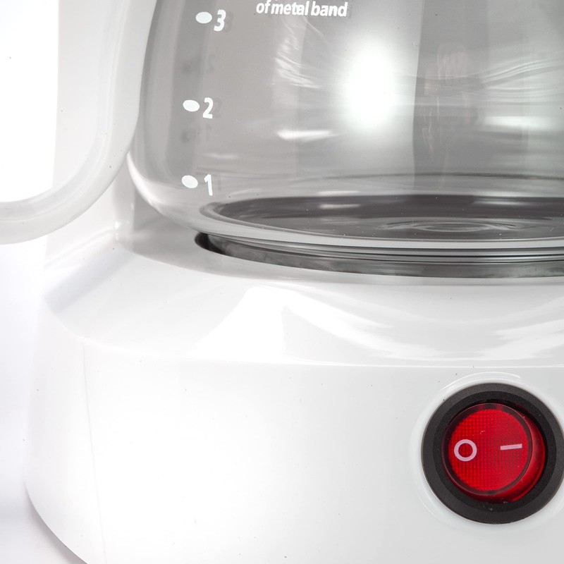 Dominion 4-Cup Coffeemaker Compact Coffee Pot Brewer Machine, Quiet Operation
