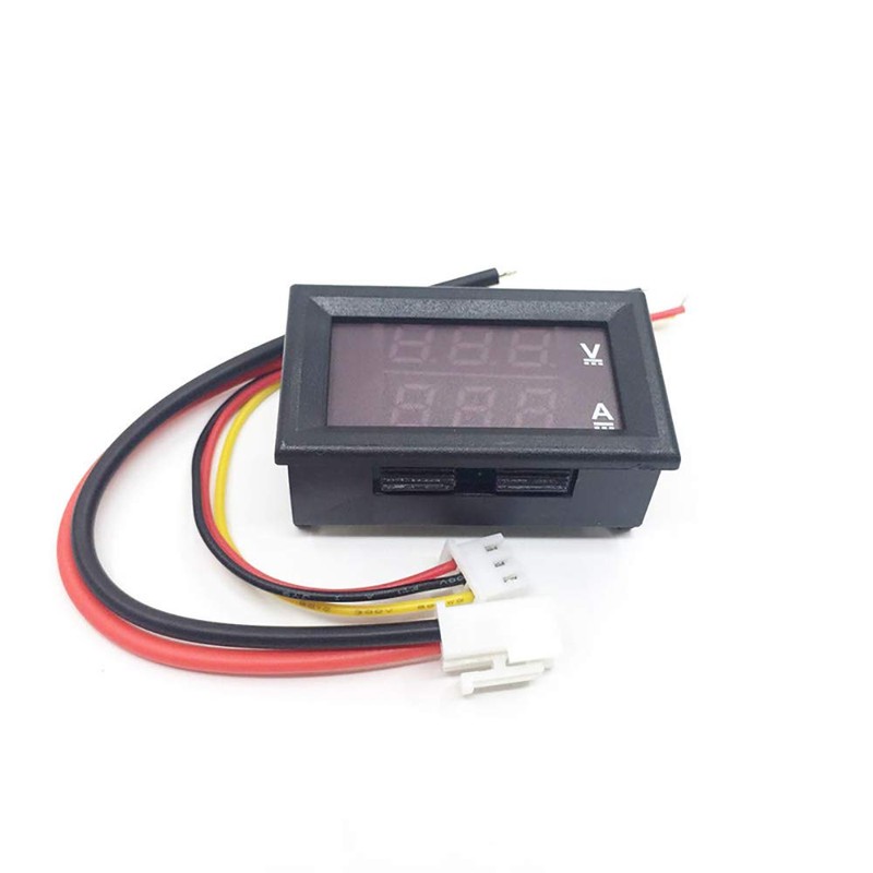 Mini Digital Voltmeter Ammeter DC 100V 10A Panel Amp Volt