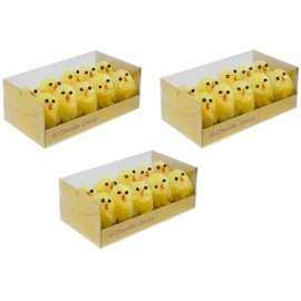 3 x Boxes Of Pack Of 10 Fluffy Yellow Chicks Chenille Easter Chicks Small Chicks