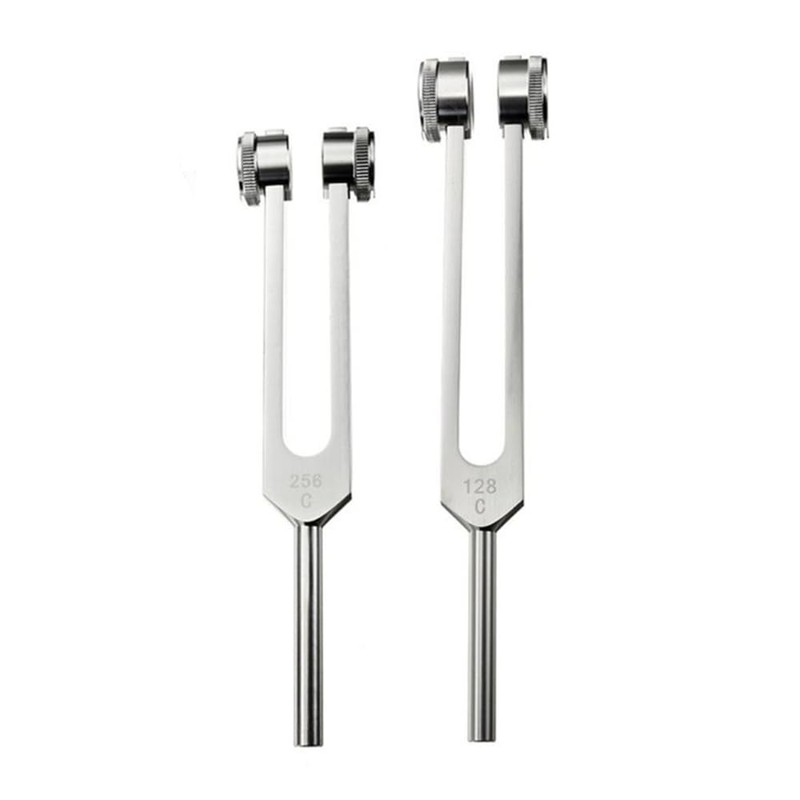 2Pcs 256Hz, Stainless Steel Tuning Forks Tone Tool for Musical
