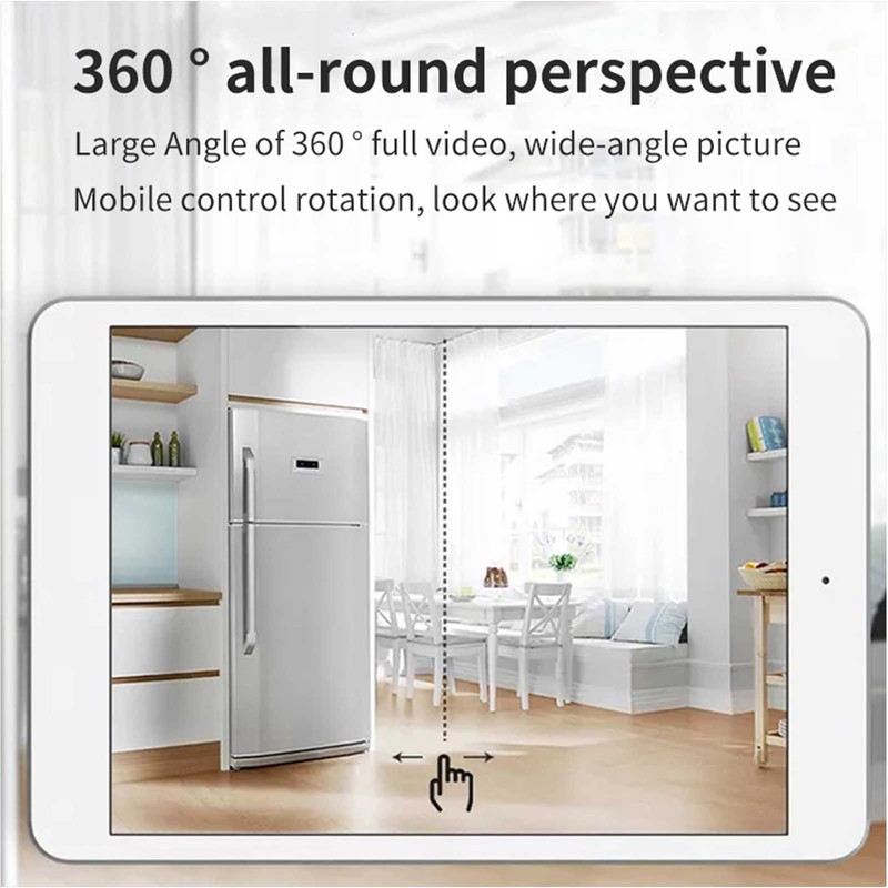Lamp Holder Camera Wireless 360 Degree 2.4GHz and 5G WiFi