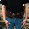 TOURBON Genuine Leather Tool Belt for Carpenters Electricians Padded Work