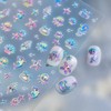 Summer Nail Art Stickers 5D Jelly Embossed Conch Shell Nail