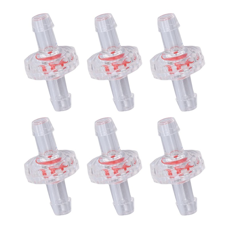10Pcs Anti Backflow Check Valve One Way PP Plastic Non