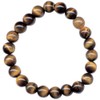 8mm Ball Beads Bracelet Tiger Eye JZB0103 27418