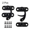 Begino 2Pack Antique Hook Hasp Latch Right Latch Hook Hasp