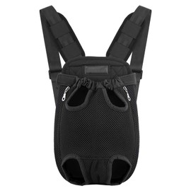 1 Pcs Dog Backpack Carrier, Dog Carrier, Dog Carriers for Small Dogs and Cats, Adjustable,Breathable, Sturdy and Wear-resistant,for Small Medium Dogs and Cats Travel, Hiking (black)