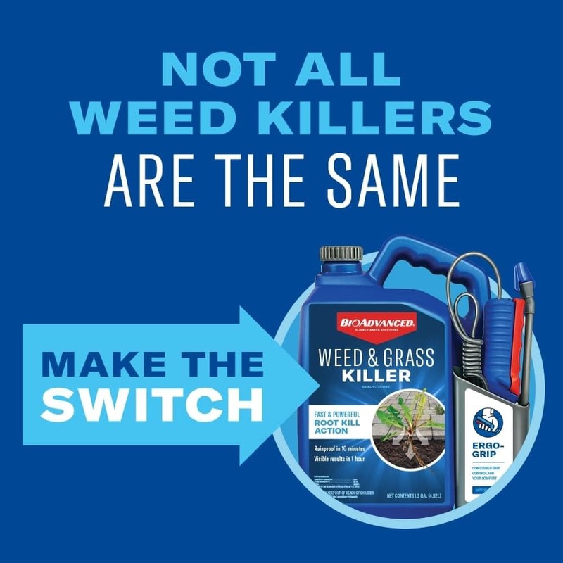 BioAdvanced Weed & Grass Killer, Ready-to-Use, 1.3 Gallon