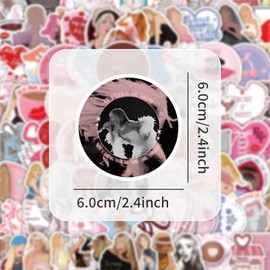 103 PCS Stickers, Book Stickers, Suitcase Stickers, Cute Cartoon Scrapbook Stickers, Waterproof Stickers Laptop Stickers for DIY Decoration Water Bottles Journal Guitar Skateboard Room Decor Gifts