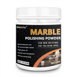 Bmkousg Marble Polishing Powder - Suitable for All Kinds of Stone, Countertops, Floors Polishing - Marble Polishing Treatment for Restoring Shine (2.2 lb) (1Pce)