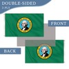 Washington Flag 2x3Ft Double Sided Heavy Duty 3 Ply Durable