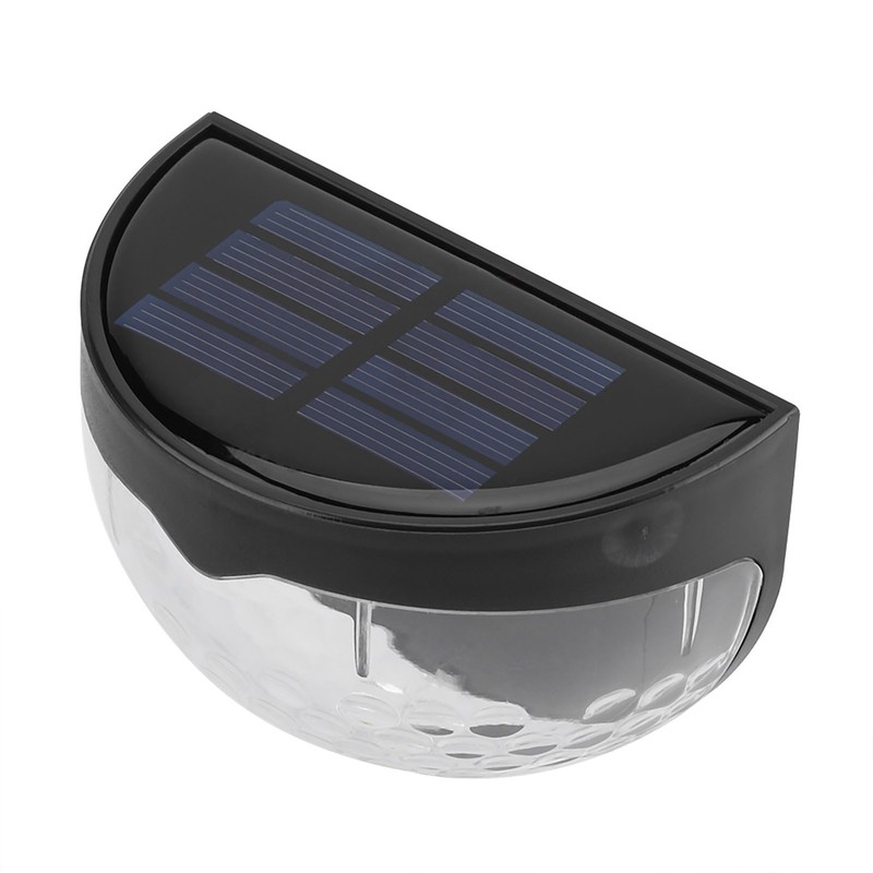 4Pcs Solar Powered LED Lights Outdoor Courtyard Waterproof Wall Mounted