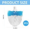Toilet Brush Replacement Head Compatible with OXO,2 Pack Toilet Brush