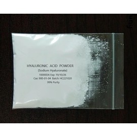 Hyaluronic Acid Powder Sodium Hyaluronate - 99.9% Pure DIY Skin Care 100 Grams