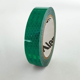 High Intensity Retro Reflective Tape (HXREF) [4 Rolls] 1" (25mm) x 10 yds Green