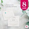 Nurse & Nourish [8 Pads] Silicone Nipple Pads for Breastfeeding